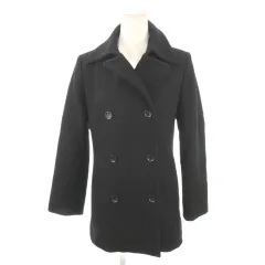 エムケー ミッシェルクラン MK MICHEL KLEIN Pコート ピーコート 38 黒 ブラック ダブルブレスト 長袖 /AH41 ■ECC002のサムネイル