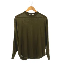 ジバンシィ GIVENCHY ウール シルク混 ニット プルオーバー XS カーキ /DF ■GY57のサムネイル