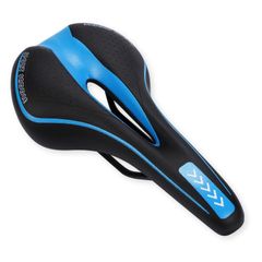 calm wish Road Bike Bicycle Saddle Lightweight Cushion Waterproof Parts Mini Velo Accessory Mountain Bike Painless Blue Universal [Blue]