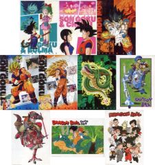 [중고] 클리어 포스터 전 10 종 세트 클리어 포스터 [이치 반 쿠지 드래곤 볼 THE CHRONICLE OF GOKU] I상