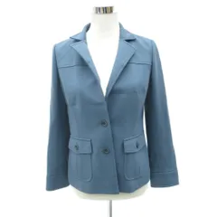 アクアスキュータム AQUASCUTUM テーラードジャケット 水色 ライトブルー シングルボタン ミドル丈 /YS1 ■ECC002のサムネイル