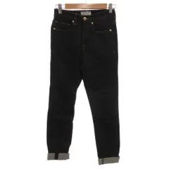 ヒルフィガーデニム HILFIGER DENIM 美品 デニムパンツ ジーンズ  紺 ネイビー 無地 ロールアップ 金色金具 /IL ■GY58のサムネイル