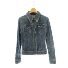 アンタイトル UNTITLED ジャケット 上着 S デニムブルー 長袖 フラップポケット ボタン留め /OK ■OS ■GY59のサムネイル