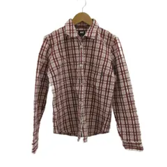 ヘリーハンセン HELLY HANSEN シャツ 長袖 チェック柄 M 赤 レッド ピンク /XZ ■ECB002のサムネイル
