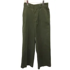 ディッキーズ Dickies パンツ S 緑 カーキ 無地 長ズボン ストレートシルエット /YU ■ECA004のサムネイル