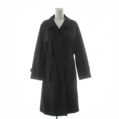 アクアスキュータム AQUASCUTUM スプリングコート ロング丈 5 黒 ブラック 1452436-99 /AN87 ■ECD001のサムネイル