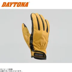 DAYTONA デイトナ 18909 HBG-129 パンチングメッシュスタンダードカウレザーグローブ イエロー サイズ:Lのサムネイル