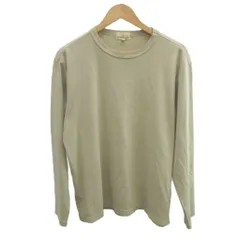 トラサルディ TRUSSARDI Tシャツ L ベージュ 無地 ラウンドネック 長袖 /NP ■GY49のサムネイル