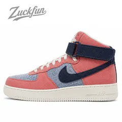 新品 未使用 コラボ Levi's × NIKE AIR FORCE 1 DENIM HI リーバイス × エア フォース 1 デニム ハイ カット ピンク 25.5cm メンズ ナイキ スニーカー N04107のサムネイル