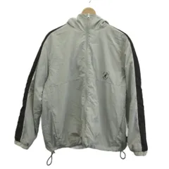 カンゴール KANGOL ジャケット マウンテンパーカー 上着 M グレー フード付き ジップアップ 長袖 ラインデザイン /MD ■ECA004のサムネイル