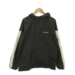 ビームス BEAMS SCHOOL ウインドブレーカー パーカー 子ども服（男女兼用） 160 黒 ブラック フード付き 長袖 ジップアップ /MN14 ■ECB001のサムネイル