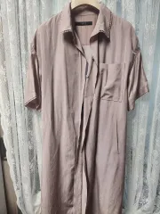 DAKS（ダックス）半袖ロングシャツワンピース（新品）のサムネイル