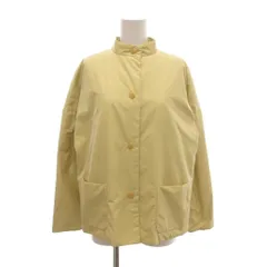 マックスマーラ MAX MARA イタリア製 白タグ ジャケット ブルゾン 40 長袖 スタンドカラー 黄 イエロー /NU ■GY62のサムネイル