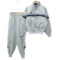 アディダス adidas セットアップ 上下 ジャケット スタンドカラー ミドル丈 ジョガーパンツ イージー ロング丈 150 グレー /HO59 ■ECA003 男の子
