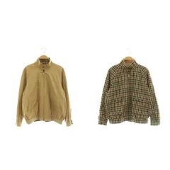 ダックス DAKS ジャケット ブルゾン リバーシブル チェック M ベージュ /DF ■ECC003のサムネイル