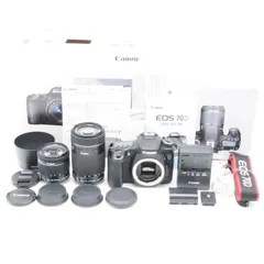 美品　一眼レフ　Canon EOS 70D ダブルズームキット　　フルセット 2026年最新】EOS 70D ダブルズームキットの人気アイテム - メルカリ
