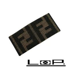 フェンディ ■新同■ ズッカ バレッタ ヘアアクセサリー 髪留め キャンバス レザー ブラウン 箱 【575792】11のサムネイル