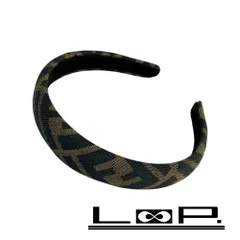 フェンディ ■新同■ ズッカ カチューシャ ヘアアクセサリー キャンバス ブラウン 【575778】11のサムネイル