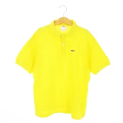 ラコステ LACOSTE ポロシャツ 子ども服（男の子用） 12 黄 イエロー 半袖 ロゴワッペン /CK25 ■GY61のサムネイル