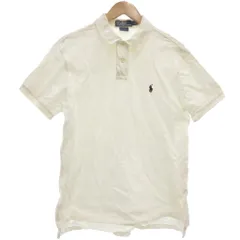 ポロ バイ ラルフローレン Polo by Ralph Lauren ポロシャツ L ホワイト 半袖 無地 /RG ■GY60のサムネイル