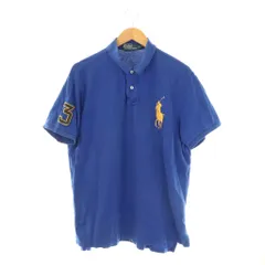 ポロ バイ ラルフローレン Polo by Ralph Lauren ポロシャツ ポニー刺繍 XL ブルー /CX ■OS ■GY53のサムネイル