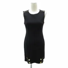 ジューシークチュール JUICY COUTURE タイトワンピース ミニ丈 S 黒 ブラック ノースリーブ /SM84 ■ECE003のサムネイル