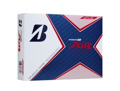 BRIDGESTONE TOUR B JGR Golf Balls, 2021 Model, 12-Pack, Matte Red