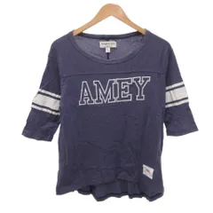 アメリカーナ AMERICANA Tシャツ 半袖 プリント ライン 紺 ネイビー /JS ■ECA003のサムネイル