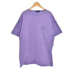 ポロ バイ ラルフローレン Polo by Ralph Lauren Tシャツ 半袖 ポニー刺繡 S 紫 パープル ■ECD001のサムネイル