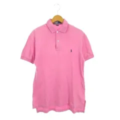 ポロ バイ ラルフローレン Polo by Ralph Lauren ポロシャツ S ピンク 半袖 襟付き ロゴ刺繍 /AH2 ■GY61のサムネイル