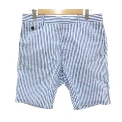 バーバリー BURBERRY ショートパンツ シアサッカー ストライプ 48 ライトブルー 白 ホワイト /JS ■GY61のサムネイル