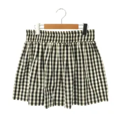 レッド ヴァレンティノ RED VALENTINO チェックスカート ミニ フレア 38 黒 白 /NR ■GY57のサムネイル