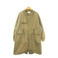 フリークスストア FREAKS STORE コート ミリタリー F 緑 グリーン 長袖 スタンドカラー ドローストリング /MN17 ■ECB001のサムネイル