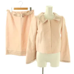 トゥービーシック TO BE CHIC セットアップ 上下 ジャケット スカート 膝丈 タイト 40 ピンク /NR ■GY59のサムネイル