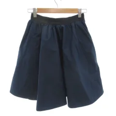 アクネ ストゥディオズ Acne Studios タックギャザースカート フレアシルエット イージーウエスト 34 青 ブルー /YJ ■ECA003のサムネイル