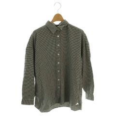 極美品 フィナモレ オーバーサイズ デニムシャツ イタリア 40 ブルー