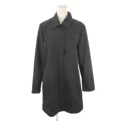マックス&コー MAX&CO. active コート メッシュ裏地 42 黒 ブラック 無地 レギュラーカラー 長袖 /AH20 ■ECD003のサムネイル
