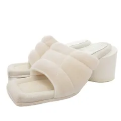 エムエムシックス メゾンマルジェラ MM6 Maison Margiela CLINIC パッド入りサンダル シューズ ハイヒール 37 白 ホワイト /FF ■GY62のサムネイル