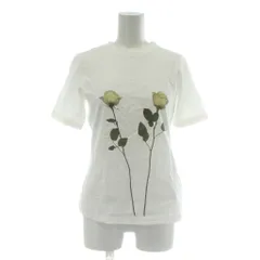 エムエムシックス メゾンマルジェラ MM6 Maison Margiela 22SS Tシャツ カットソー 半袖 クルーネック 花 フラワー ロゴ プリント S 白 ホワイト /XZ ■GY57のサムネイル