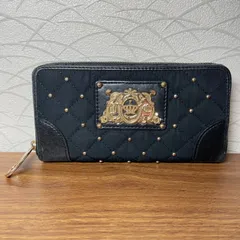 【美品】JUICY COUTURE ラウンドファスナー 長財布 ブラックのサムネイル