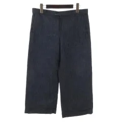Sマックスマーラ 'S Max Mara デニム ガウチョ パンツ クロップド インディゴ 260407Eのサムネイル