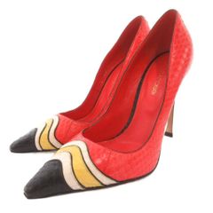 Sergio rossi 37サイズ【RED】 - メルカリ