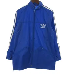 アディダスオリジナルス adidas originals ナイロンジャケット 万国旗 ヴィンテージ ブルー 40