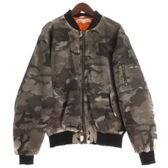 Jaded London カモフラ ボンバー ジャケット スタッズ USED加工 グレー系 S