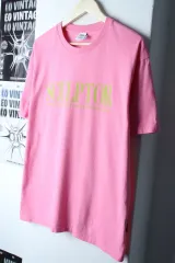 (L-2XL) SCULPTOR スカルプター 半袖 Tシャツ ビックロゴ ピンク オールドスクール-7B5Fのサムネイル