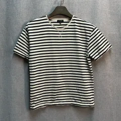 66 マッシモ ドゥッティ ストライプ コットン Tシャツのサムネイル