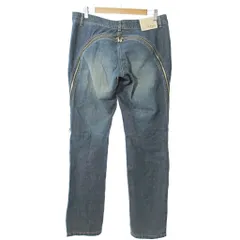 ポールスミスウィメン Paul Smith WOMEN 多重ジップ デニムパンツ ジーンズ ジーパン ファスナー装飾 44 インディゴ 1029 IBO81のサムネイル