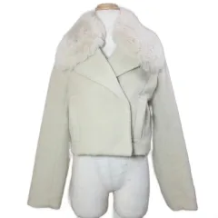 リゼクシー RESEXXY 23AW 2WAYフェイクファーショートジャケット フリーサイズ アイボリー 152350170501-01 /Xのサムネイル