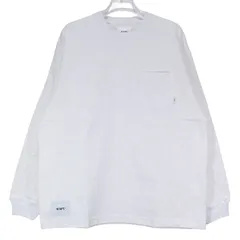 新品 WTAPS ダブルタップス 25AW AII/LS/COTTON 252ATDT-CSM11 ロングスリーブ Tシャツ コットン ライトグレー ポケット ロンT 長袖 サイズ02(M) Maykのサムネイル