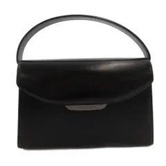 ユミカツラ YUMI KATSURA 桂由美 ハンドバッグ ショルダー 2WAY 手提げ 斜め掛け レザー 黒 ブラック /FFのサムネイル